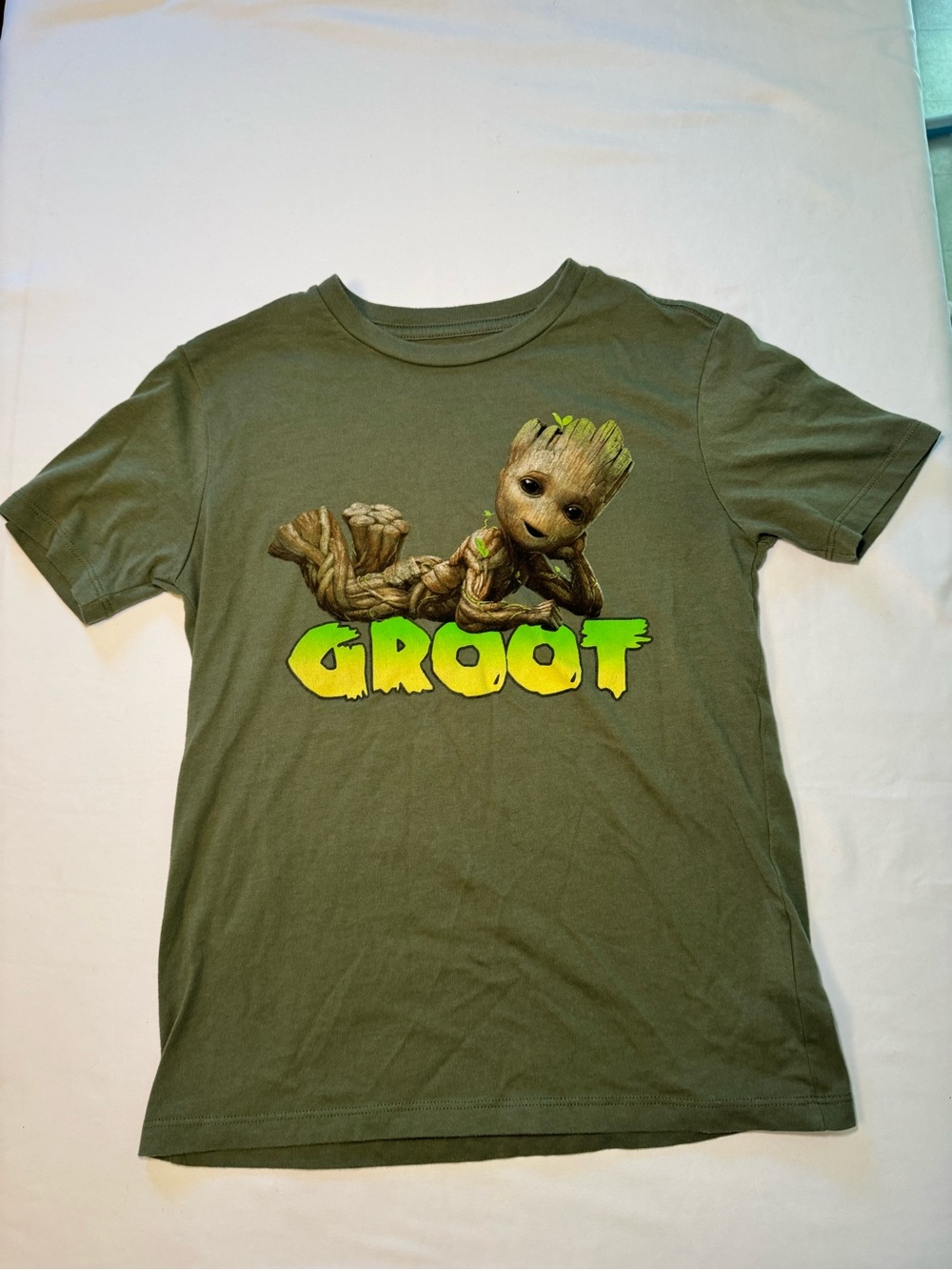 Marvel Green Groot Graphic Tee